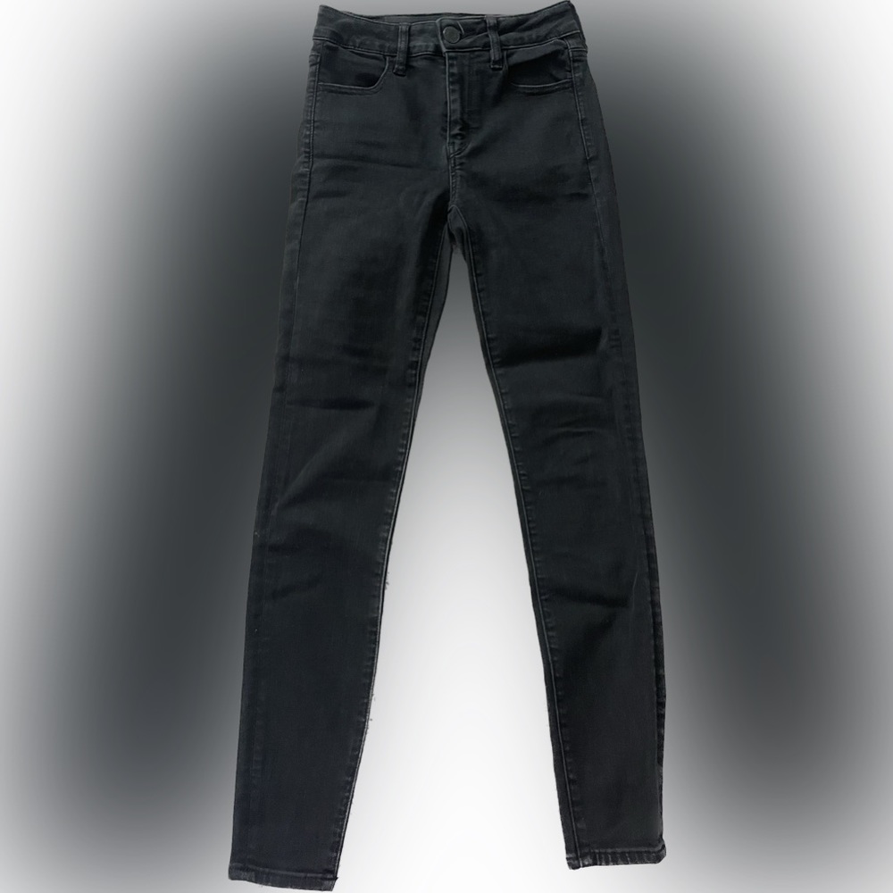 American Eagle Ne(x)t Level Stretch Size 2 Black Jeans
